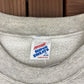 Cleveland Indians Stitched Graphic Crewneck | Size X-Large | Vintage 1990s MLB Baseball Grey Sweater |