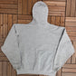 Chicago Bears Embroidered Graphic Hoodie | Size X-Large | Vintage 2000s NFL Football Grey Sweater |