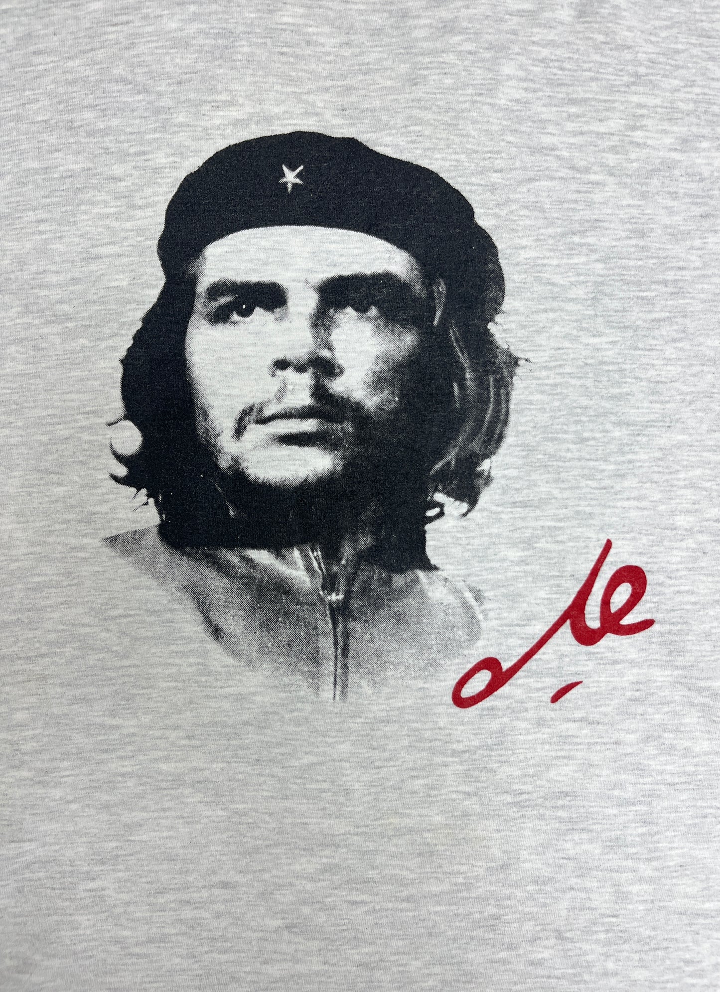 Che Guevara Graphic Tee | Size XX-Large | Vintage 1990s Promotional Rebellion Grey T-Shirt | Free Shipping to USA |