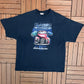 Classic Trucks Made in America Graphic Tee | Size XX-Large | Vintage 2000s Muscle Car Promotional Blue T-Shirt |