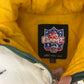 Green Bay Packers Embroidered Graphic Jacket | Size Medium | Vintage 1990s NFL Football Green Game Day Jacket |