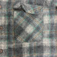 Pendleton Pure Virgin Wool Grey Flannel Shirt | Size X-Large | Vintage 1990s Grey Button Down | Made in USA |