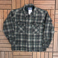Pendleton Pure Virgin Wool Grey Flannel Shirt | Size X-Large | Vintage 1990s Grey Button Down | Made in USA |