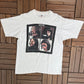 The Beatles Let It Be Graphic Tee | Size Large | Vintage 1990s Single Stitch Rock Band Music White T-Shirt | Made in USA |
