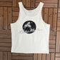 Chris LeDoux Rodeo Moon Graphic Tee | Size Large | Vintage 2000s Country Music White Tank Top T-Shirt |