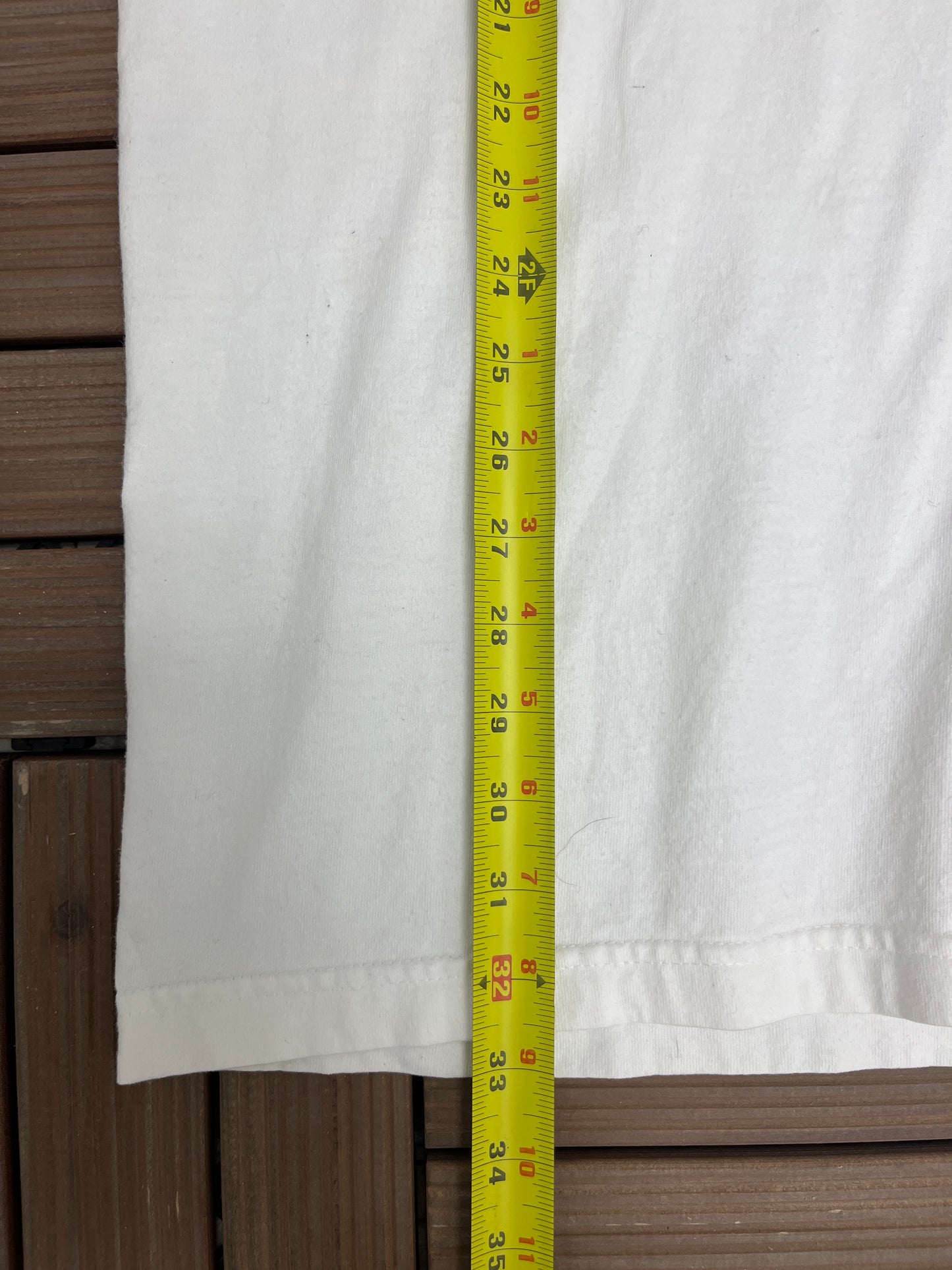 Guess Jeans Graphic Tee | Size XX-Large | Vintage 1990s Branded Made in USA White T-Shirt |