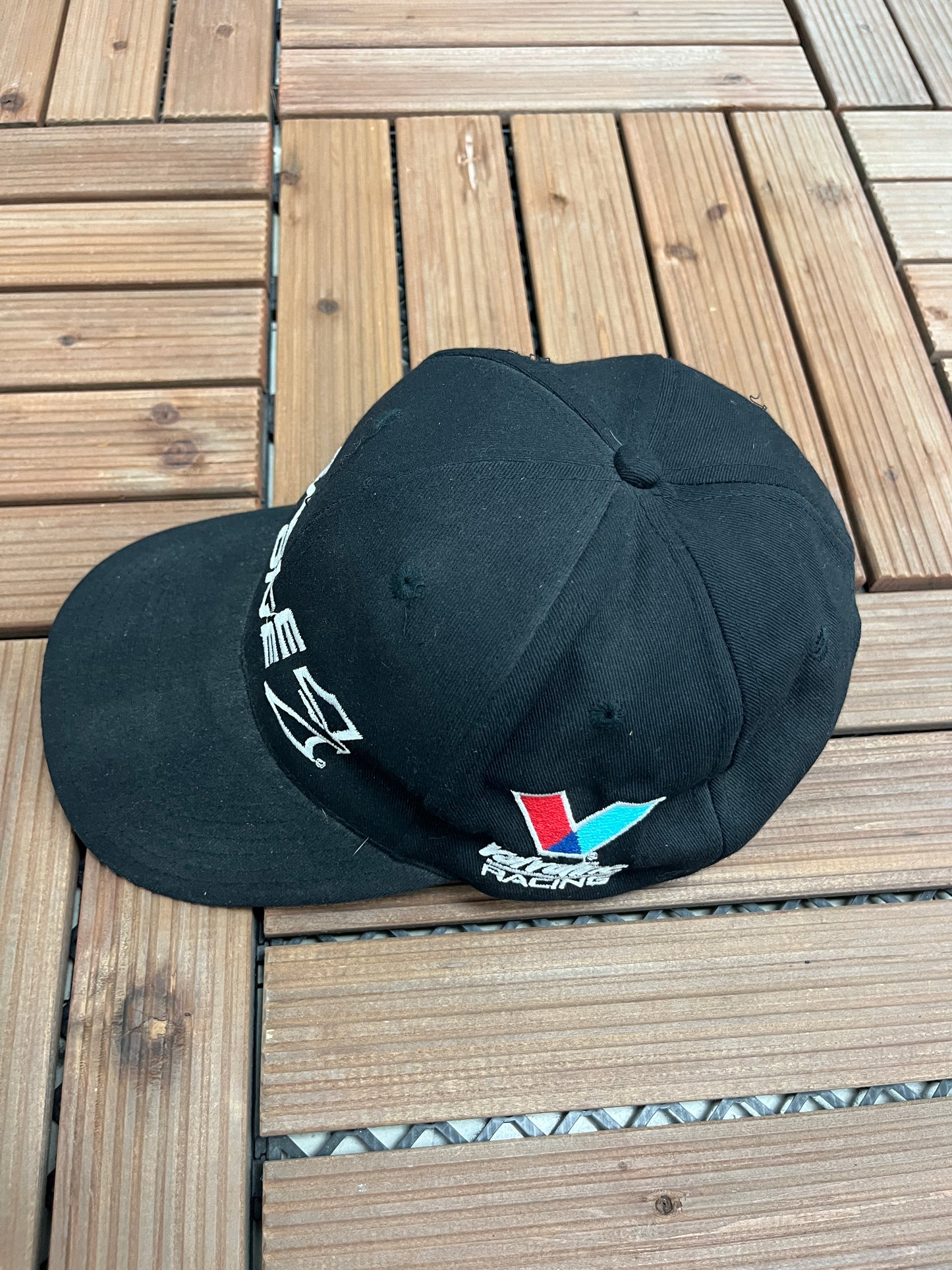 Mark Martin Valvoline Racing NASCAR Embroidered Graphic Hat | Snap Back | Vintage 2000s Racing Black Cap |