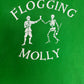 Flogging Molly Graphic Tee | Size Medium | Vintage 2000s Punk Band Green T-Shirt |