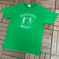 Flogging Molly Graphic Tee | Size Medium | Vintage 2000s Punk Band Green T-Shirt |