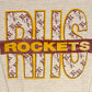 Rockridge High School Rockets Crewneck | Size XL | Grey, Yellow & Red Sweater | Taylor Ridge, Illinois High School | Free Shipping to USA |