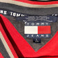 Tommy Hilfiger Colour Blocked Tee | Size Large | Vintage 1990s Style Retro Tommy T-Shirt | Embroidered Logo | Free Shipping to USA |