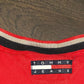 Tommy Hilfiger Colour Blocked Tee | Size Large | Vintage 1990s Style Retro Tommy T-Shirt | Embroidered Logo | Free Shipping to USA |