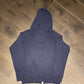 Nike SB Blue Zip Up Sweater | Size Small | Vintage 1990s Retro Navy Sweatshirt |Branded Embroidered Nike Skateboarding|Free Shipping to USA|