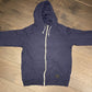 Nike SB Blue Zip Up Sweater | Size Small | Vintage 1990s Retro Navy Sweatshirt |Branded Embroidered Nike Skateboarding|Free Shipping to USA|