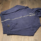 Nike SB Blue Zip Up Sweater | Size Small | Vintage 1990s Retro Navy Sweatshirt |Branded Embroidered Nike Skateboarding|Free Shipping to USA|