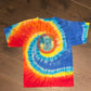 Mickey Mouse Club Tie Dye Graphic Tee | Size Medium | Vintage 2000s Retro Disney Tie Dye Cartoon T-Shirt | Free Shipping to USA |
