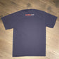 Disney Mickey Mouse American Flag Graphic Tee | Size Small | Vintage 2000s Disney Cartoon Promotional Blue T-Shirt | Free Shipping to USA |