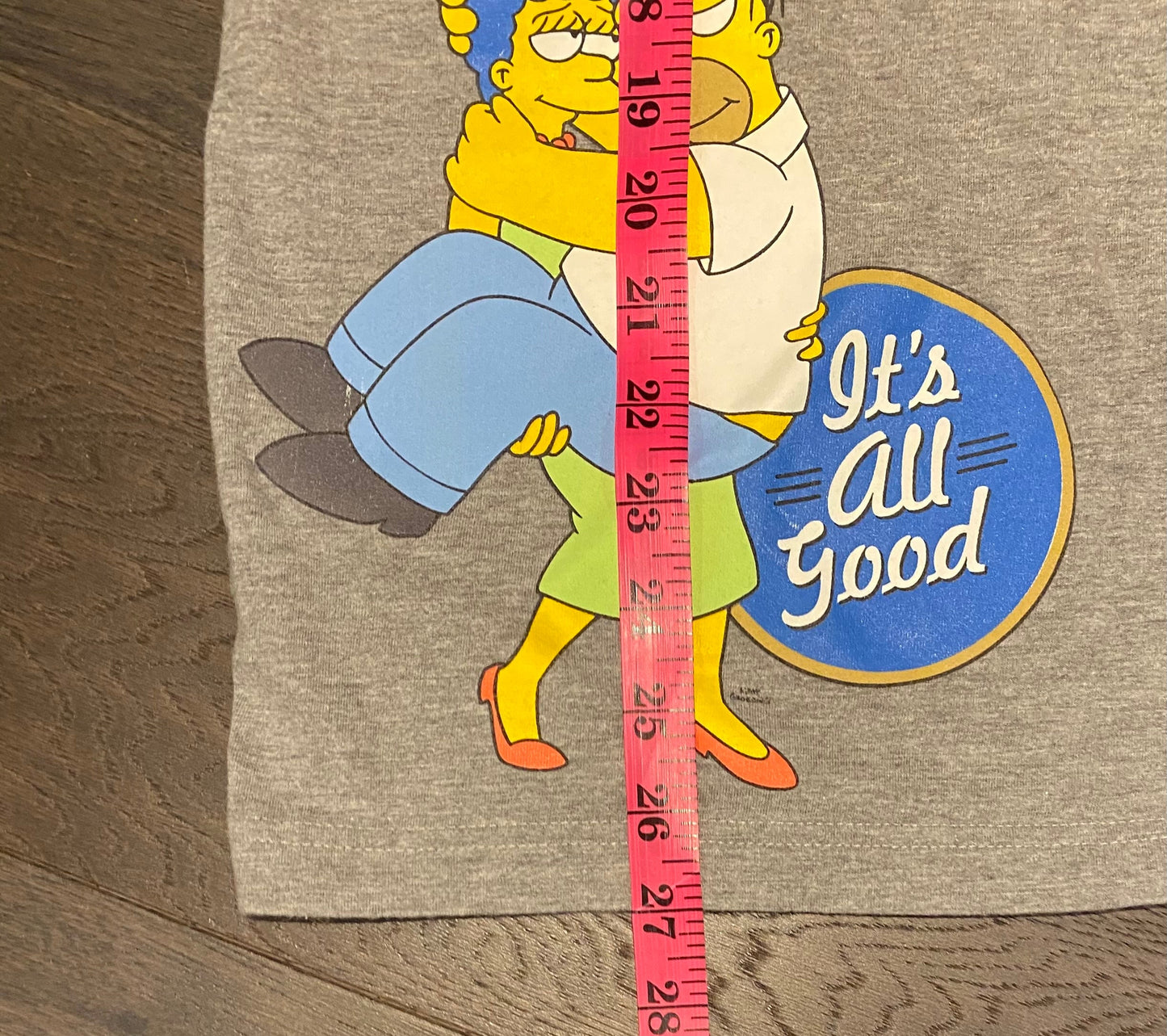 The Simpsons It's All Good Graphic Tee | Size Medium | Vintage 2000s Animated Television Series | Marge & Homer | Free Shipping to USA |