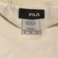 FILA Soccer Striped Graphic Tee | Size Medium | Vintage Early 2000s Branded White T-Shirt | Made in Mexico | Free Shipping to USA |