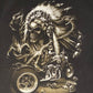 Skeleton Biker Motorcycle Graphic Tee | Size XL | Vintage 2000s Double Sided Black T-Shirt | Biking Graphic | Free Shipping to USA |