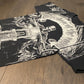 Skeleton Biker Freedom Of The Road Belize Graphic Tee | Size Medium | Vintage 2000s Double Sided Black T-Shirt | Free Shipping to USA |