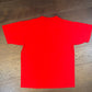 Canadian Grand Nationals TJ Dorner Graphic Tee | Size Large | Vintage 1990s Single Stitch Biker Racing Red T-Shirt | Free Shipping to USA |