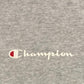 Champion Spell Out Small Logo Graphic Tee | Size Large | Vintage 2000s Grey Heavyweight T-Shirt | Free Shipping to USA |