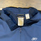 Reebok Small Embroidered Logo Windbreaker Jacket | Size XL | Vintage 2000s Branded Navy Zip Up Windbreaker | Free Shipping to USA |