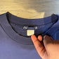 Nautica Spell Out Graphic Tee | Size One Size Fits All | Vintage 2000s Branded Navy Blue T-Shirt | Free Shipping to USA |