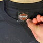 Harley Davidson San Antonio, Texas Graphic Tee | Size Large | Vintage 2000s Retro Biker Motorcycle Black T-Shirt | Free Shipping to USA |