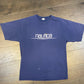 Nautica Spell Out Graphic Tee | Size One Size Fits All | Vintage 2000s Branded Navy Blue T-Shirt | Free Shipping to USA |