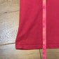 Guess Jeans Embroidered Graphic Tee | Size Large | Vintage 1990s Single Stitch Branded Red T-Shirt | Free Shipping to USA |