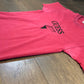 Guess Jeans Embroidered Graphic Tee | Size Large | Vintage 1990s Single Stitch Branded Red T-Shirt | Free Shipping to USA |