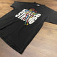 Go Hard, Play Big, Strong Football Graphic Tee | Size XL | Vintage 1990s Single Stitch Football Black T-Shirt |