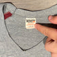 Las Vegas Graphic Tee | Size Large | Vintage 1980s Single Stitch Grey T-Shirt | Collegiate Pacific Made in USA | Free Shipping to USA |