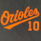 Baltimore Orioles Miguel Tejada Graphic Tee | Size XL | Vintage 2000s MLB Baseball Black T-Shirt | Lee Sports | Free Shipping to USA |