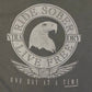 Ride Sober Live Free Xtra Dry Graphic Tee | Size Large | Vintage 1990s Black Biker Eagle T-Shirt | Made in USA | Free Shipping to USA |