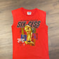 Chicago Bulls NBA Champions Six-Cess Graphic Tee | Size Medium | Vintage 1990s Basketball Tank Top |