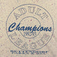 Adult Champions League Graphic Tee | Size XL | Vintage 1990s Single Stitch White T-Shirt | Bettendorf, Iowa | Free Shipping to USA |