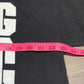 Go Hard, Play Big, Strong Football Graphic Tee | Size XL | Vintage 1990s Single Stitch Football Black T-Shirt |
