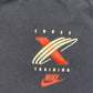 Nike Cross Training Graphic Tee | Size Medium | Vintage 1990s Nike Branded Red & Blue Layered T-Shirt | Free Shipping to USA |