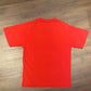 Wisconsin Badgers Graphic Tee | Size Large | Vintage 1990s College Sports Red T-Shirt | Nutmeg Branded | Free Shipping to USA |