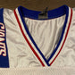 New York Giants Shoulder Logo Football Jersey | Size Large | Vintage 1990s White NFL Football Jersey | Free Shipping to USA |