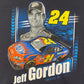 Jeff Gordon Dupont Motorsport NASCAR Racing Graphic Tee | Size Medium | Vintage 2000s Racing Blue Long Sleeve T-Shirt |Free Shipping to USA|