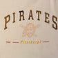 Pittsburgh Pirates Embroidered Graphic Tee | Size Large | Vintage 2000s White MLB Baseball T-Shirt | Free Shipping to USA |