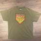 Kiss Army Graphic Tee | Size XL | Vintage 2000s Rock Band Green T-Shirt | Winterland Tag, Classic Rock | |Free Shipping to USA |