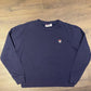 FILA Embroidered Crewneck | Size X-Large | Vintage 1990s Branded Patch Blue Sweater | Free Shipping to USA |