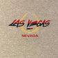 Las Vegas, Nevada Embroidered Graphic Tee | Size Large | Vintage 2000s Promotional Tourist Grey T-Shirt | Free Shipping to USA |