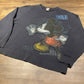 Mickey Mouse Graphic Crewneck | Size XXL | Vintage 1990s Blue Cartoon Promotional Sweater | Free Shipping to USA |