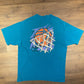 Adidas Basketball Graphic Tee | Size XL | Vintage 1990s Retro Single Stitch Adidas Green Teal T-Shirt | Made in USA | Free Shipping to USA |